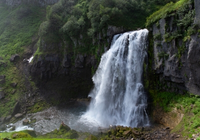 Дачные термальные источники, водопад «Косы Вероники» 2937