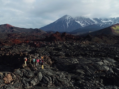 Восхождение на вулкан Плоский Толбачик 2611